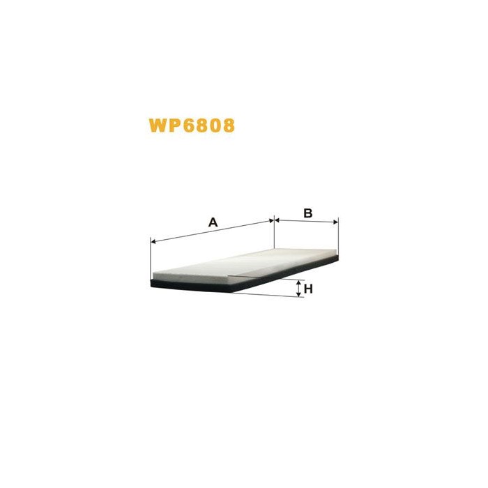 WIX FILTERS Filter, Innenraumluft WP6808