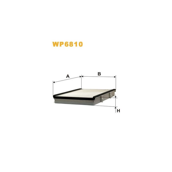 WIX FILTERS Filter, Innenraumluft WP6810