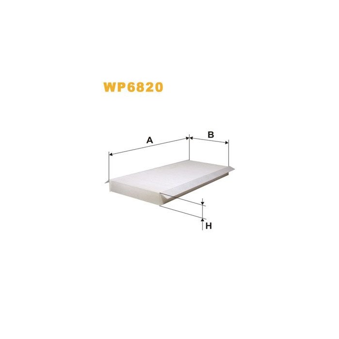 WIX FILTERS Filter, Innenraumluft WP6820