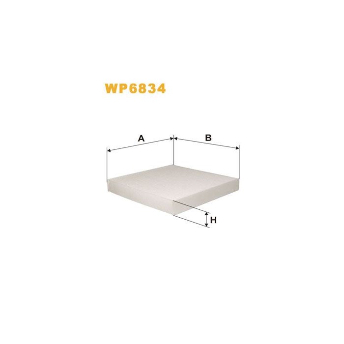 WIX FILTERS Filter, Innenraumluft WP6834