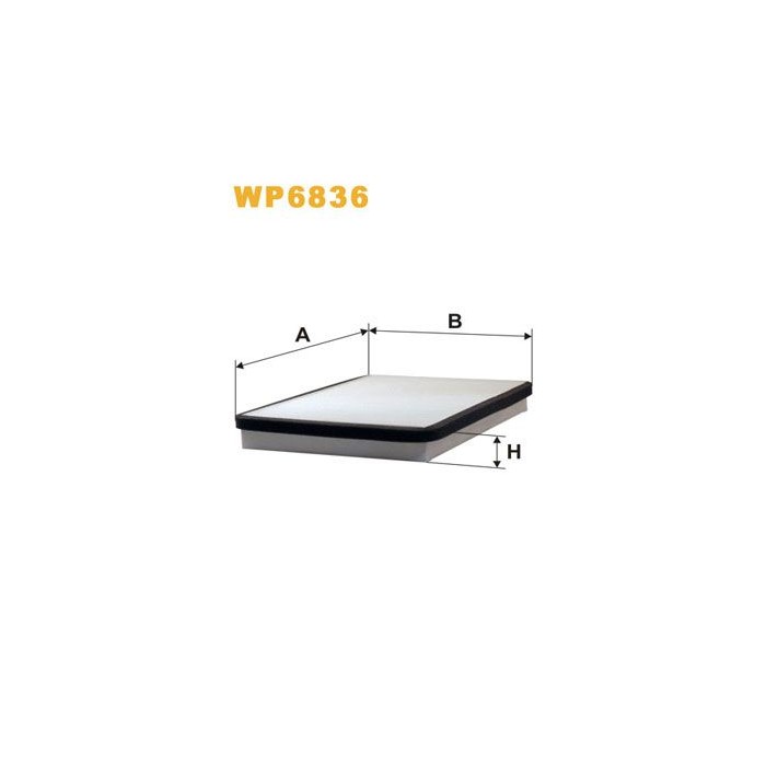 WIX FILTERS Filter, Innenraumluft WP6836
