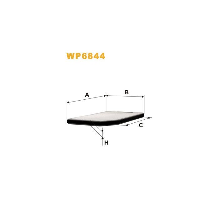 WIX FILTERS Filter, Innenraumluft WP6844