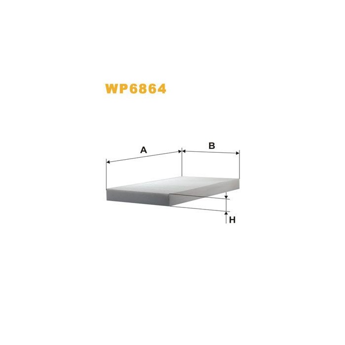 WIX FILTERS Filter, Innenraumluft WP6864