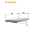WIX FILTERS Filter, Innenraumluft WP6864