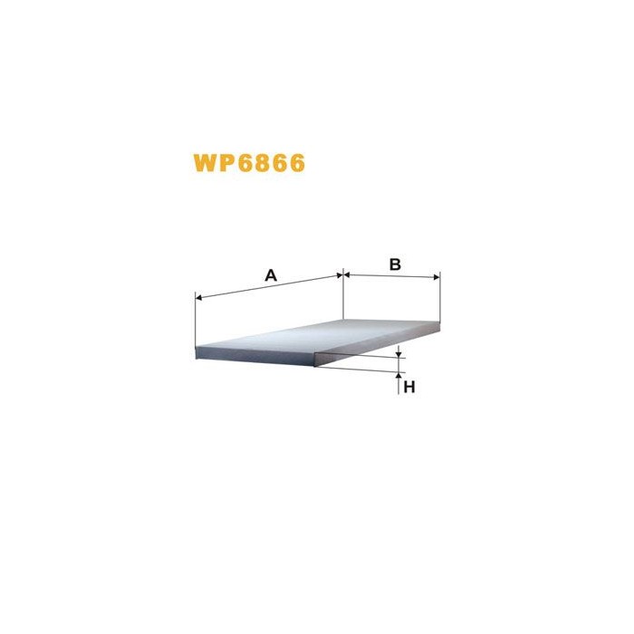 WIX FILTERS Filter, Innenraumluft WP6866