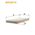 WIX FILTERS Filter, Innenraumluft WP6870