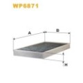 WIX FILTERS Filter, Innenraumluft WP6871