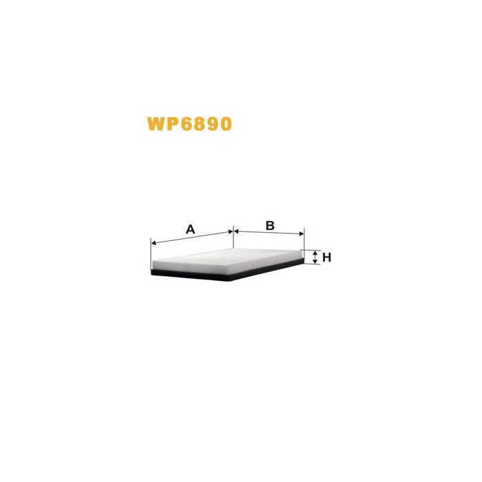 WIX FILTERS Filter, Innenraumluft WP6890