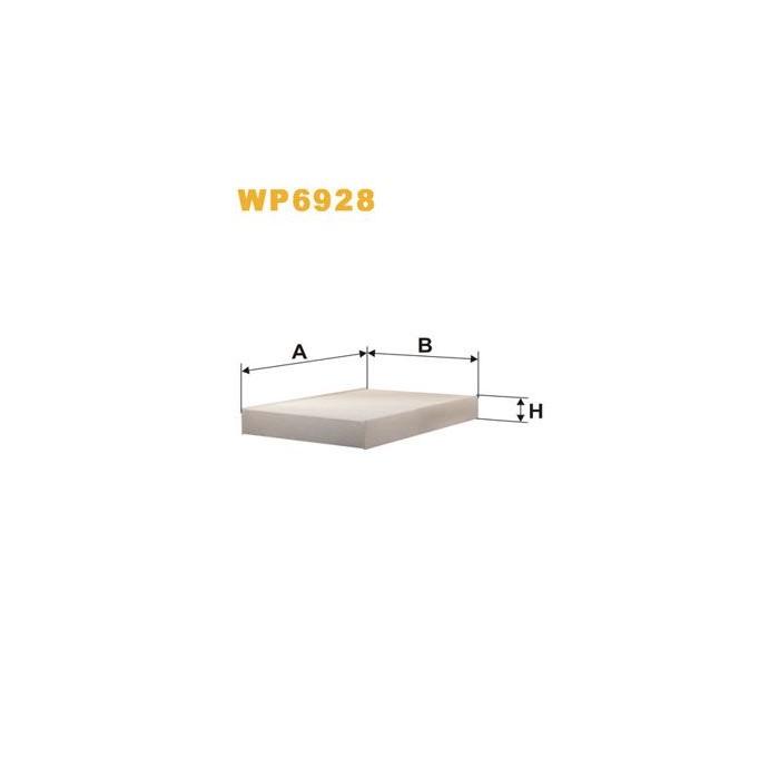 WIX FILTERS Filter, Innenraumluft WP6928