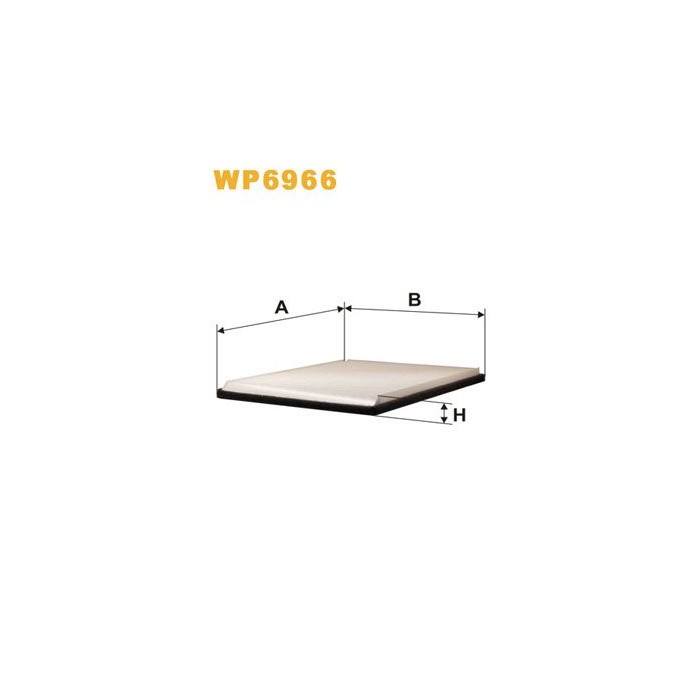 WIX FILTERS Filter, Innenraumluft WP6966