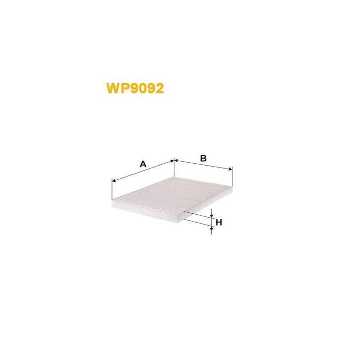 WIX FILTERS Filter, Innenraumluft WP9092