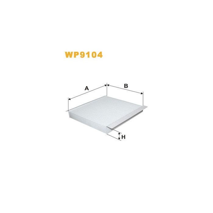 WIX FILTERS Filter, Innenraumluft WP9104