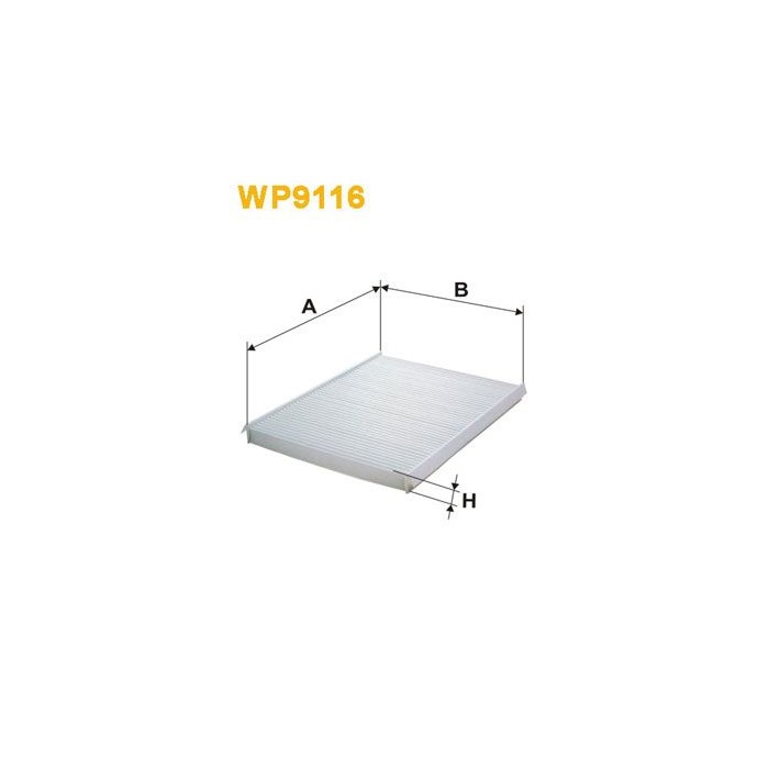WIX FILTERS Filter, Innenraumluft WP9116