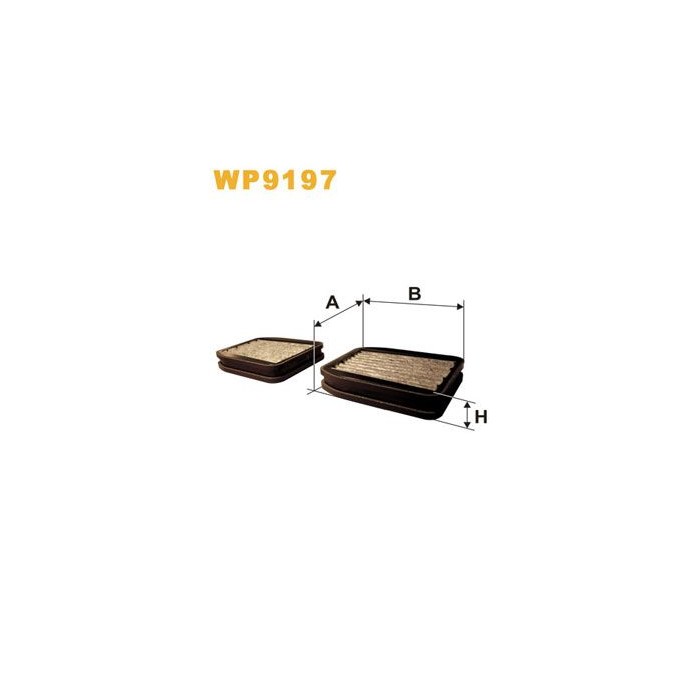 WIX FILTERS Filter, Innenraumluft WP9197