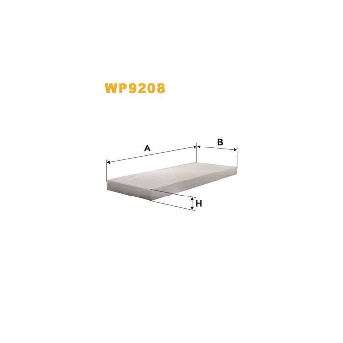 WIX FILTERS Filter, Innenraumluft WP9208