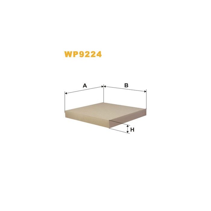 WIX FILTERS Filter, Innenraumluft WP9224