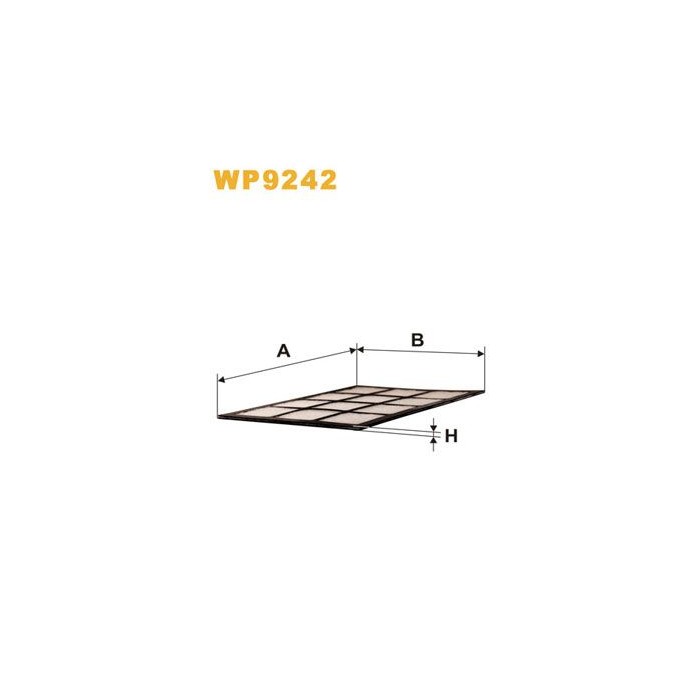 WIX FILTERS Filter, Innenraumluft WP9242