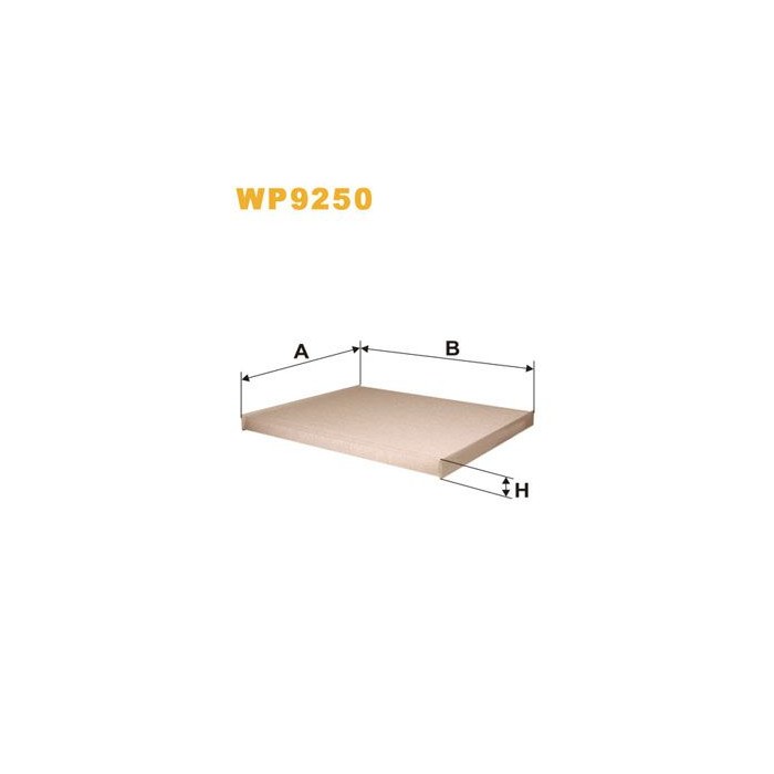 WIX FILTERS Filter, Innenraumluft WP9250