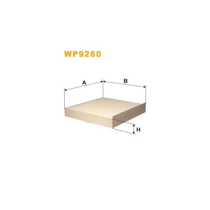 WIX FILTERS Filter, Innenraumluft WP9260