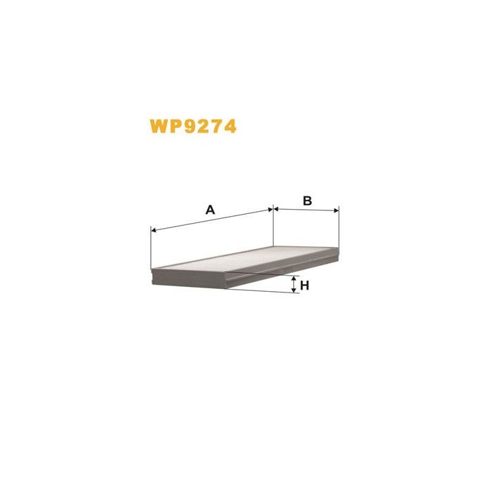 WIX FILTERS Filter, Innenraumluft WP9274