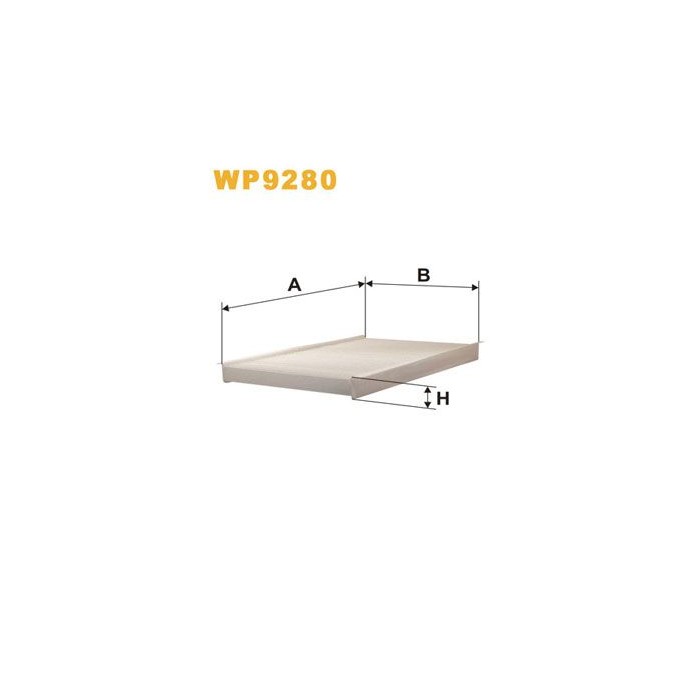 WIX FILTERS Filter, Innenraumluft WP9280