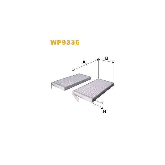 WIX FILTERS Filter, Innenraumluft WP9336