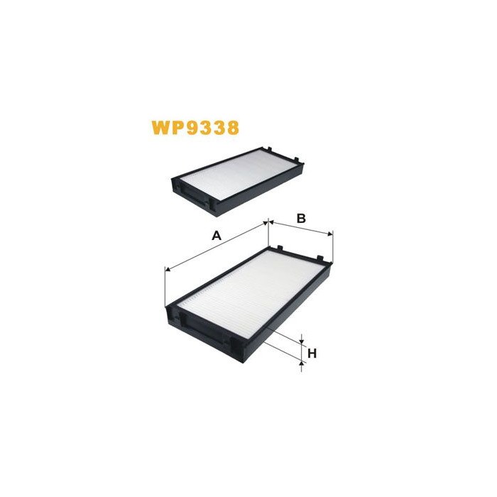WIX FILTERS Filter, Innenraumluft WP9338