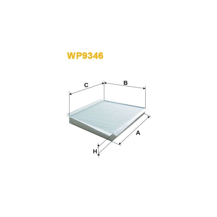 WIX FILTERS Filter, Innenraumluft WP9346