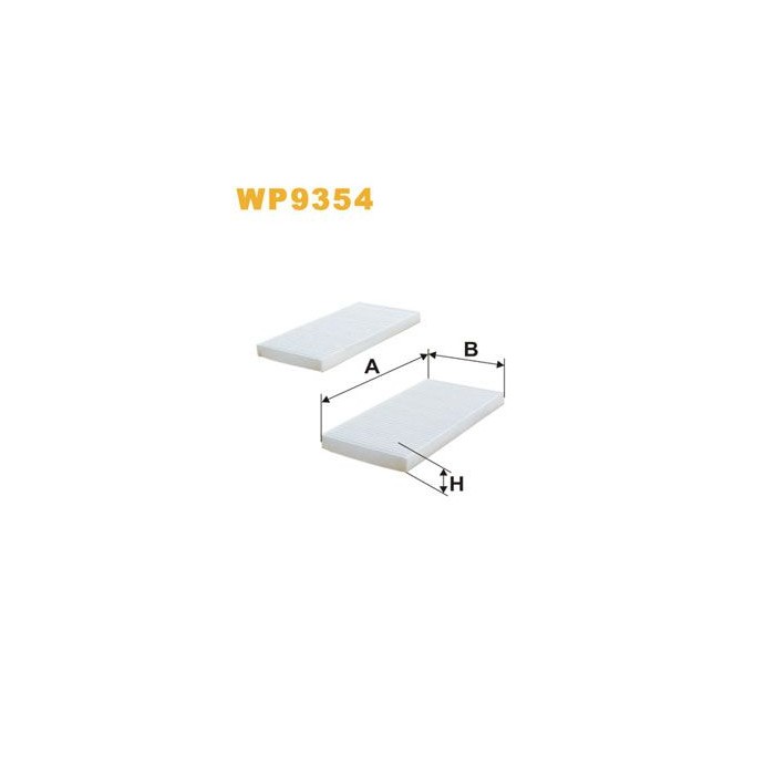 WIX FILTERS Filter, Innenraumluft WP9354