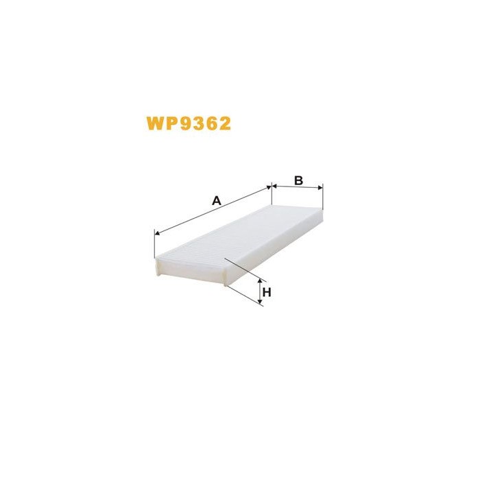 WIX FILTERS Filter, Innenraumluft WP9362