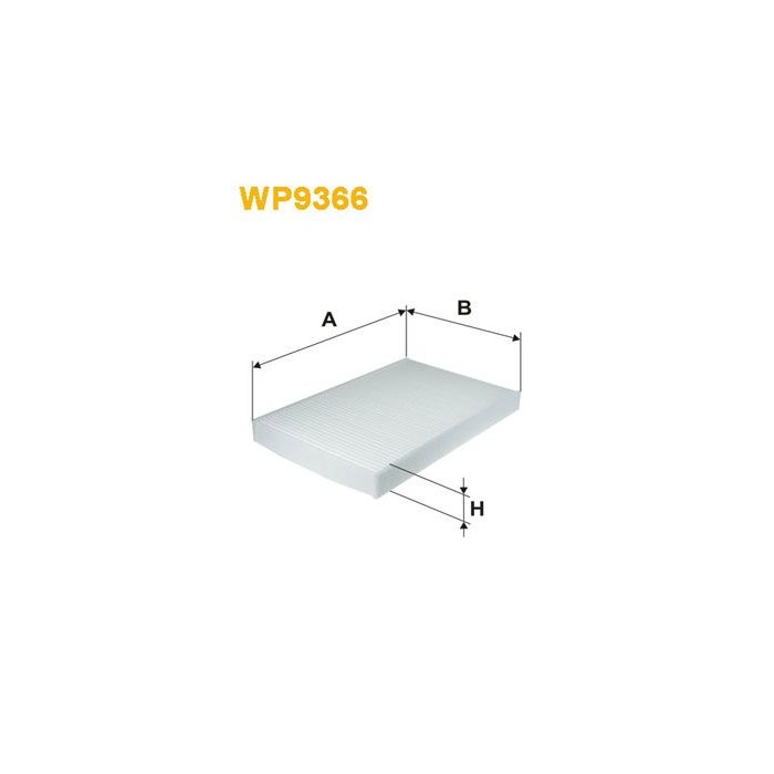 WIX FILTERS Filter, Innenraumluft WP9366
