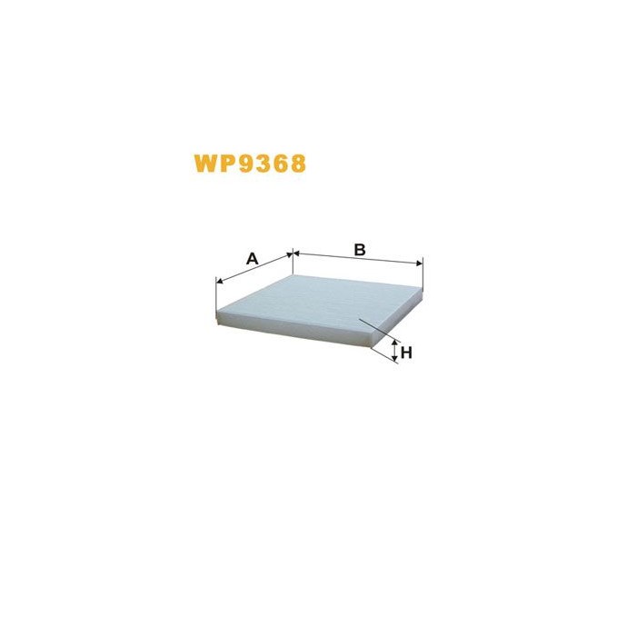 WIX FILTERS Filter, Innenraumluft WP9368