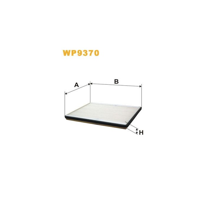 WIX FILTERS Filter, Innenraumluft WP9370