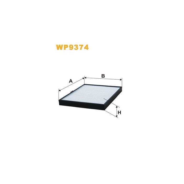 WIX FILTERS Filter, Innenraumluft WP9374