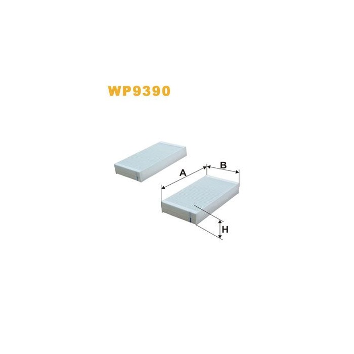 WIX FILTERS Filter, Innenraumluft WP9390