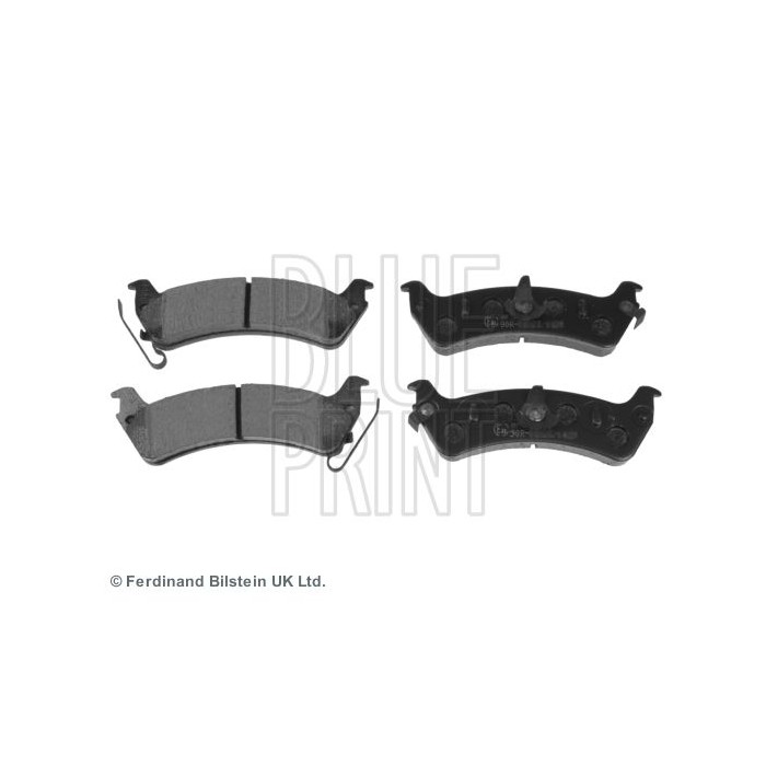 BLUE PRINT Bremsbelagsatz, Scheibenbremse ADA104215