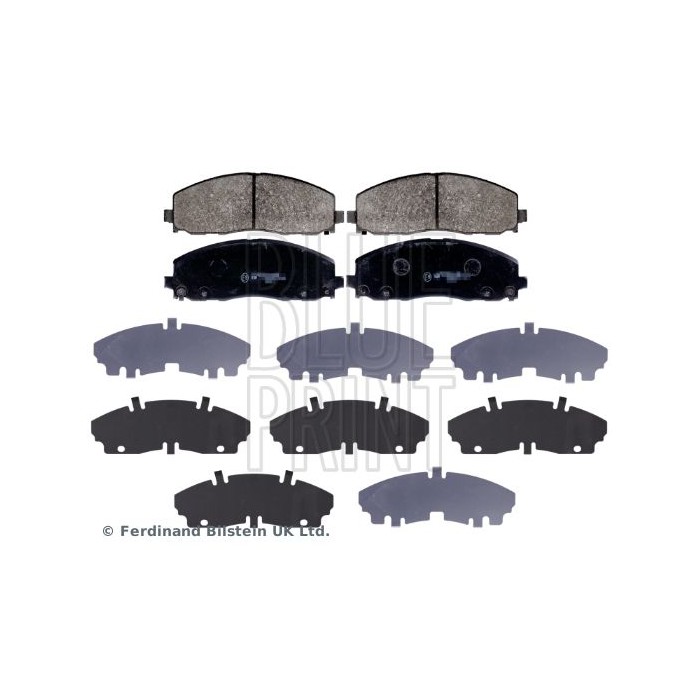 BLUE PRINT Bremsbelagsatz, Scheibenbremse ADA104268