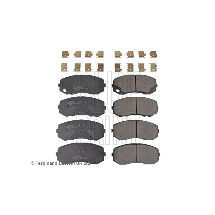 BLUE PRINT Bremsbelagsatz, Scheibenbremse ADC44274
