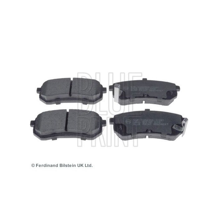 BLUE PRINT Bremsbelagsatz, Scheibenbremse ADG04267