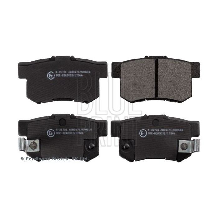 BLUE PRINT Bremsbelagsatz, Scheibenbremse ADH24247