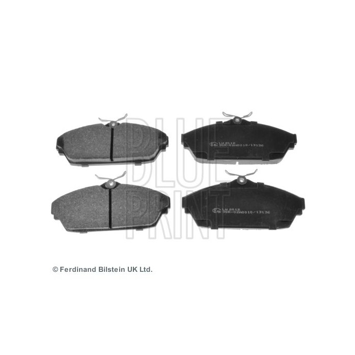 BLUE PRINT Bremsbelagsatz, Scheibenbremse ADJ134210