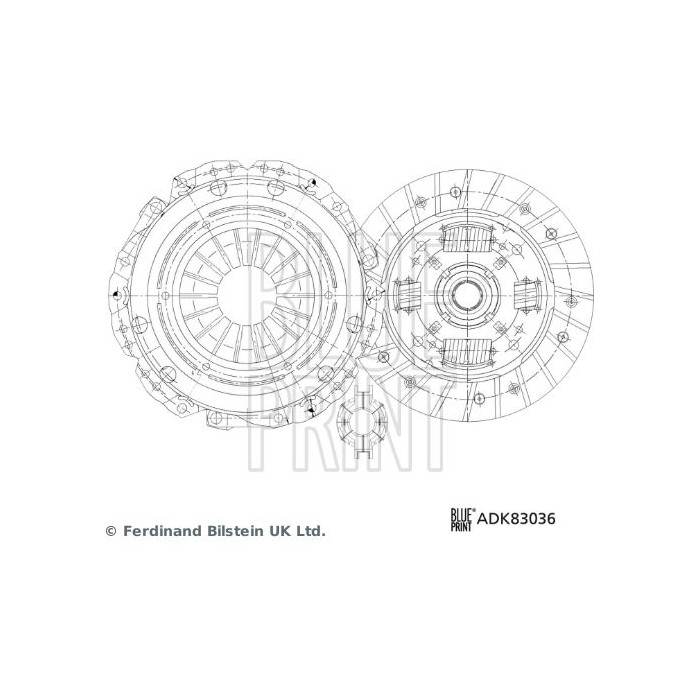 BLUE PRINT Kupplungssatz ADK83036