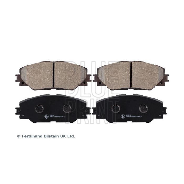BLUE PRINT Bremsbelagsatz, Scheibenbremse ADT342162