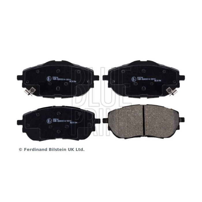 BLUE PRINT Bremsbelagsatz, Scheibenbremse ADT342198