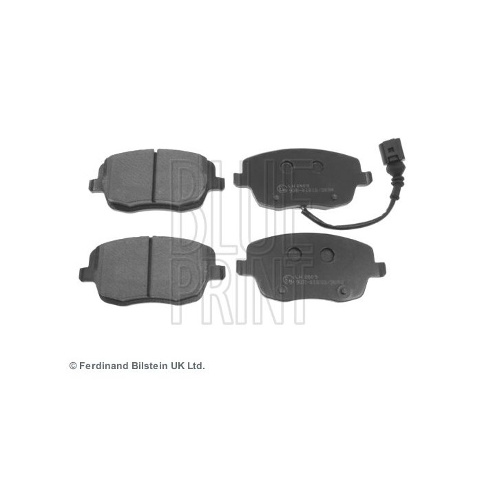 BLUE PRINT Bremsbelagsatz, Scheibenbremse ADV184203