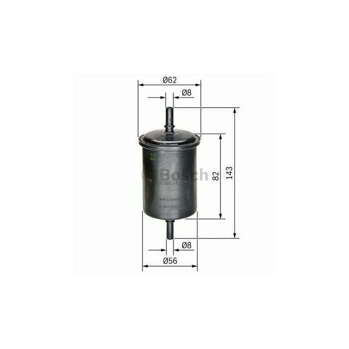 BOSCH Kraftstofffilter 0450902161