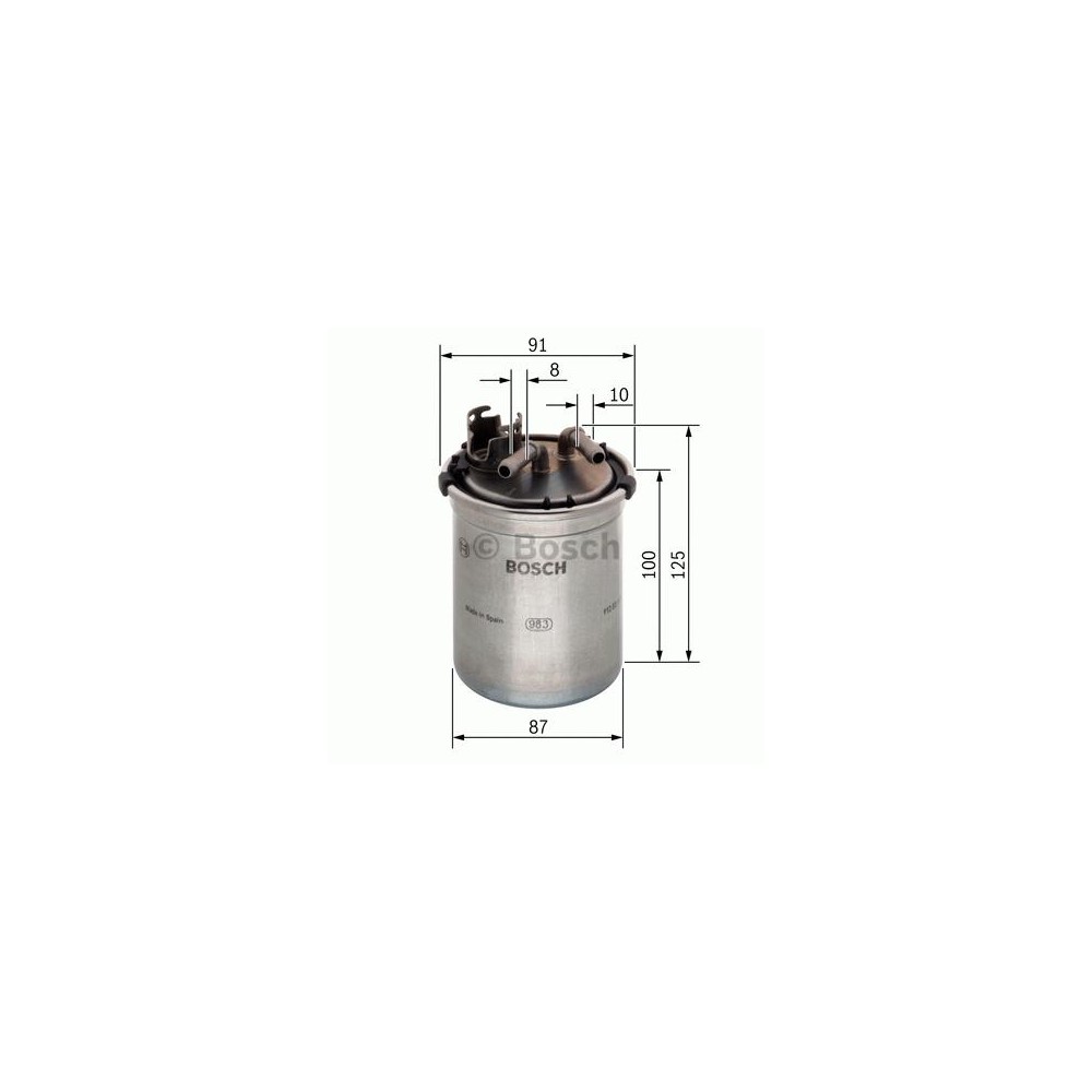 BOSCH Kraftstofffilter 0450906426