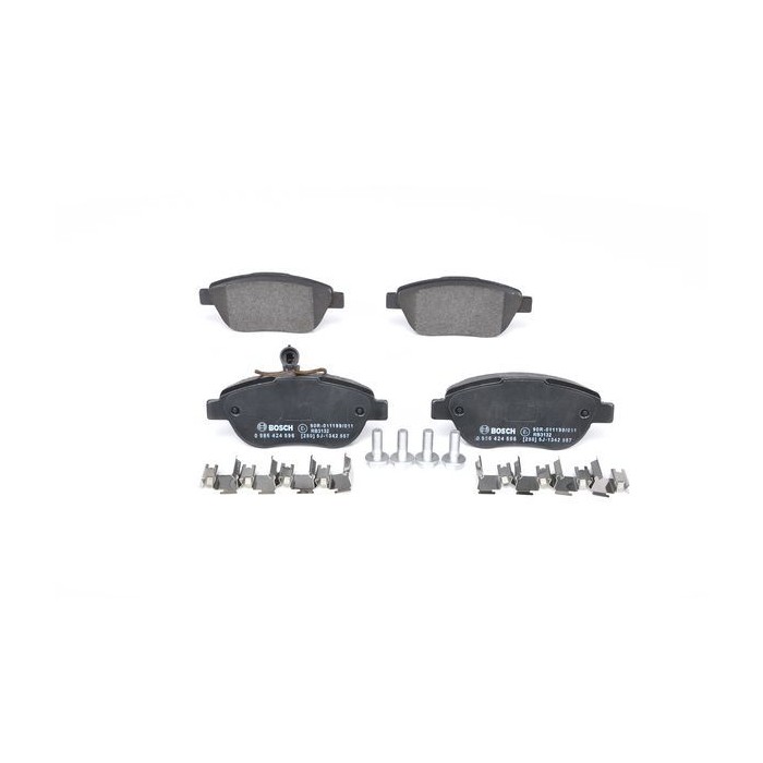 BOSCH Bremsbelagsatz, Scheibenbremse 0986424596