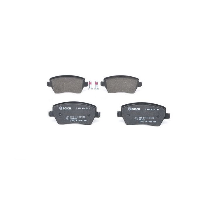 BOSCH Bremsbelagsatz, Scheibenbremse 0986424795