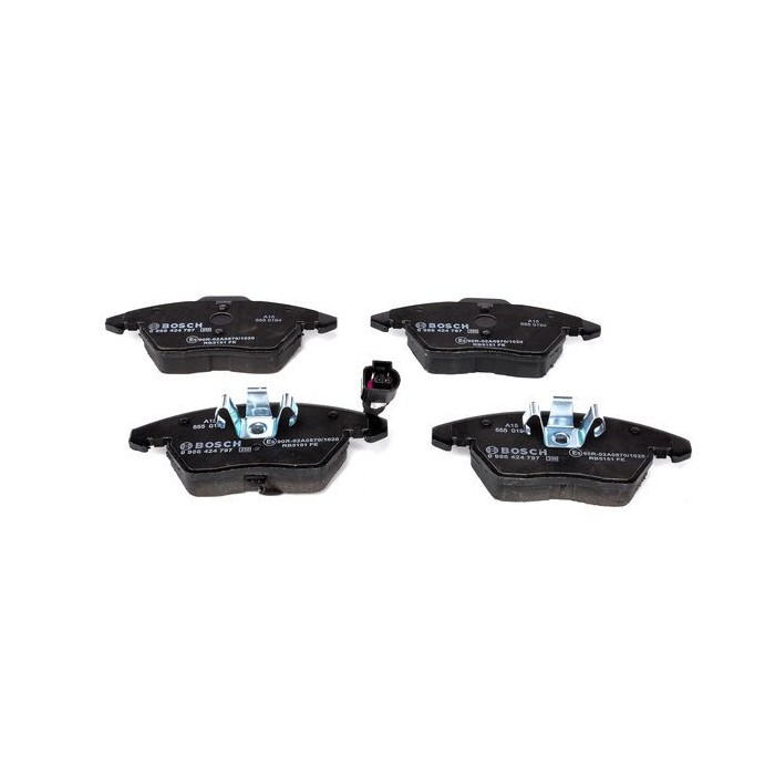 BOSCH Bremsbelagsatz, Scheibenbremse 0986424797